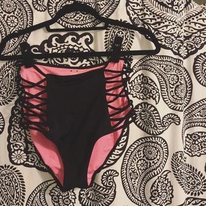 PINK Victoria’s Secret High Waisted Bikini Bottoms